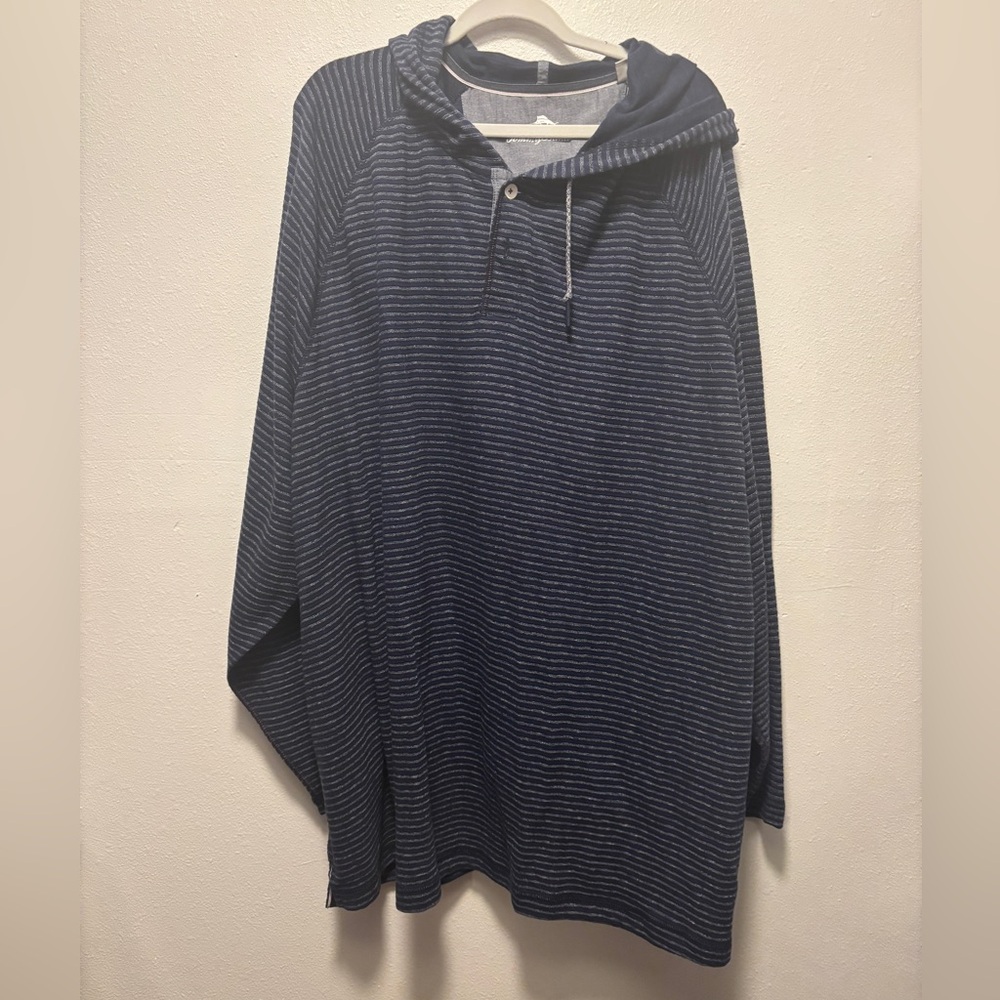 NWT Tommy Bahama Stinson Stripe Hoodie Sz 4XLB